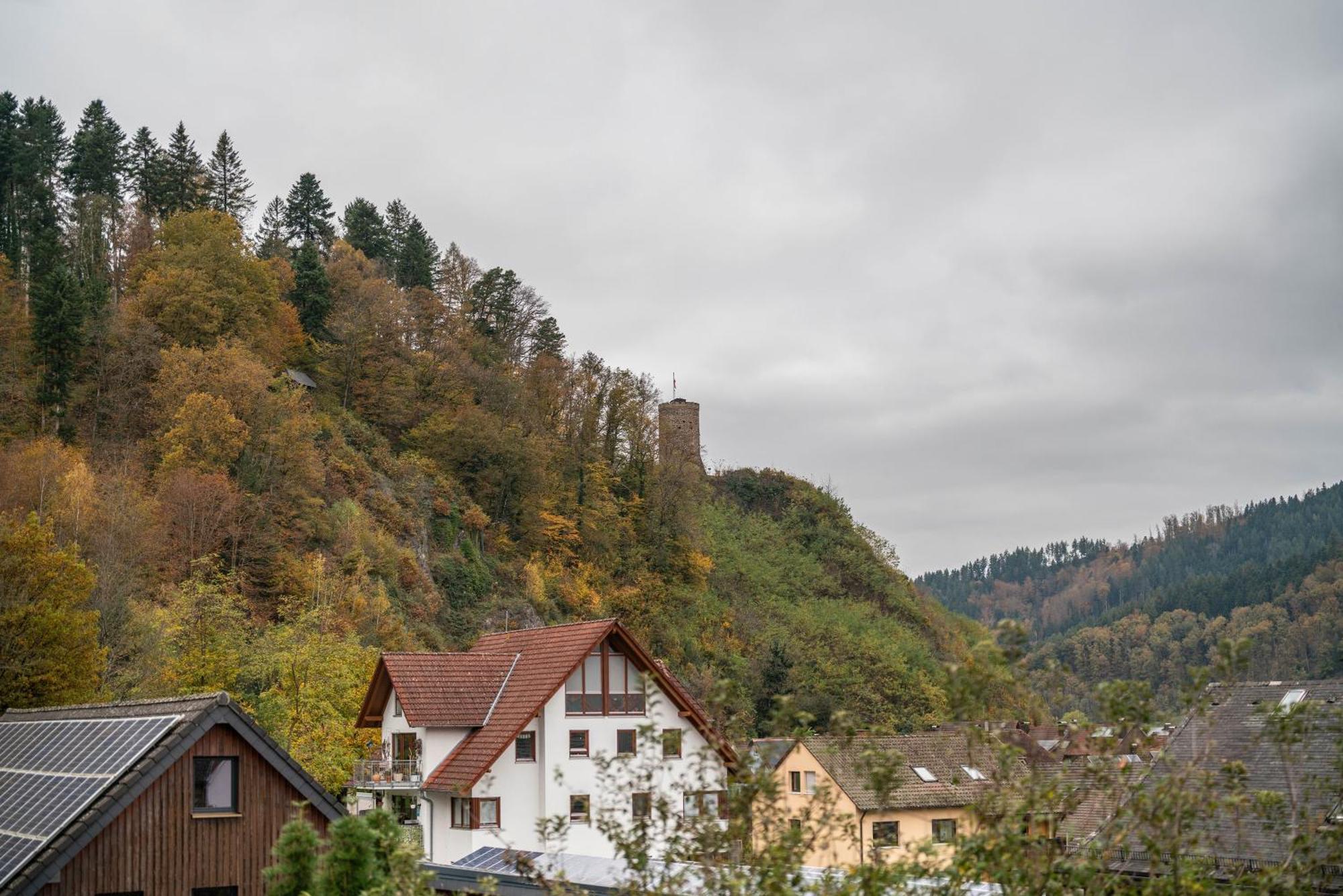 Ferienwohnung Burgblick Hausach Buitenkant foto